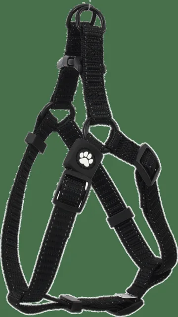 Postroj Active Dog Premium M černý 2x53-77cm
