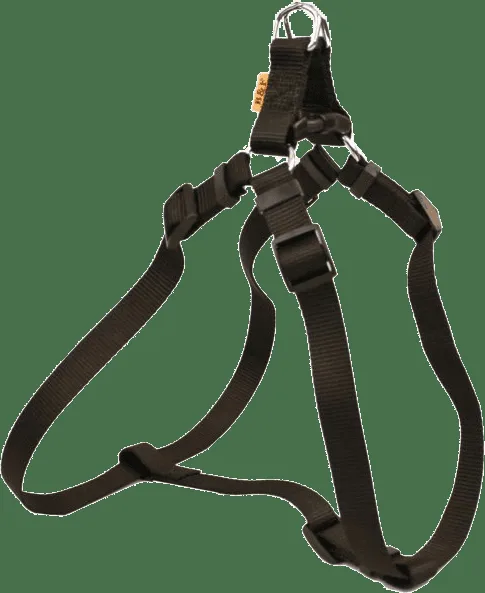 Postroj BaF nylon černý 2x44-72cm