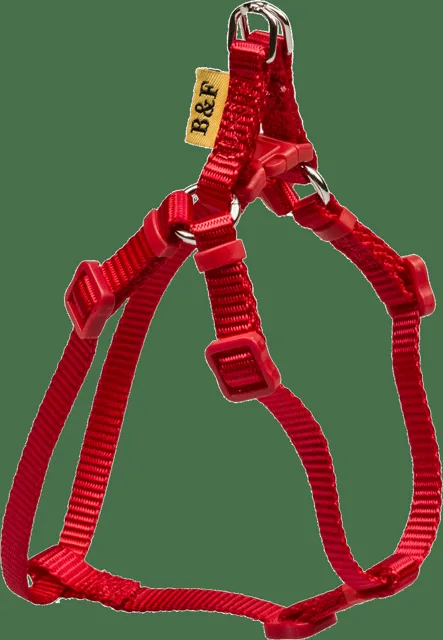 Postroj BaF nylon červený 1x26-38cm