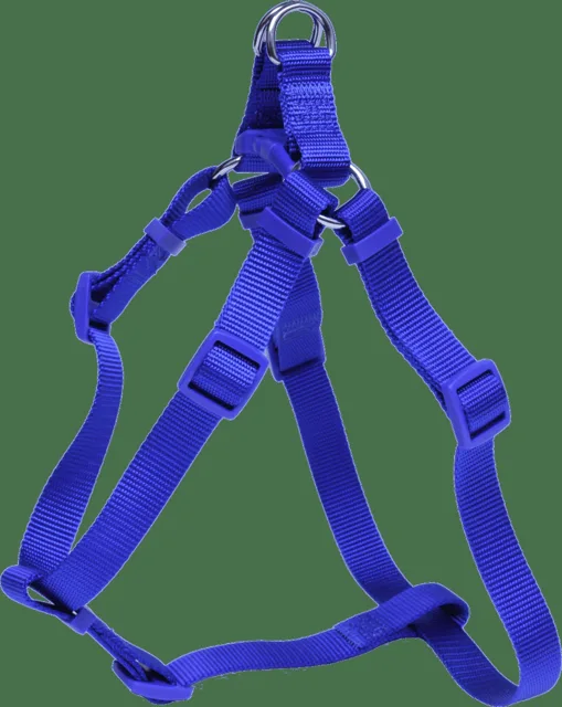 Postroj BaF nylon modrý 2x44-72cm