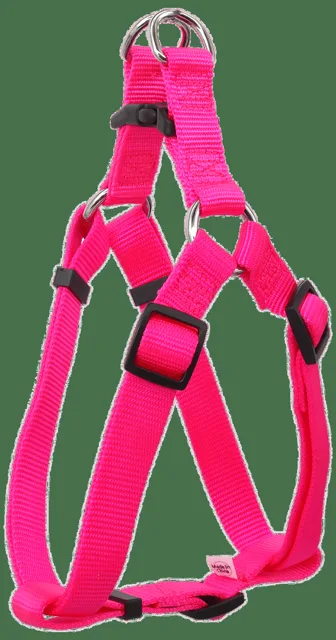 Postroj Dog Fantasy Classic M růžový 2x53-77cm