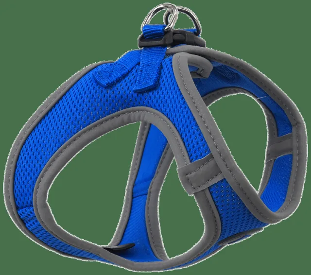 Postroj Dog Fantasy Puppy M modrý 41-46cm