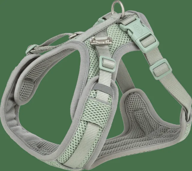 Postroj FlexMesh Premium Trixie M 58–80 cm/ 20 mm zelený