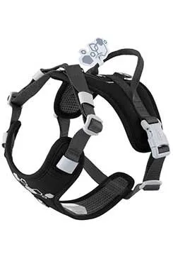 Postroj Hurtta Weekend Warrior II Eco černý 55-70 cm