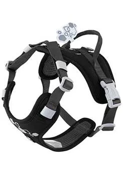 Postroj Hurtta Weekend Warrior II Eco černý 75-100 cm