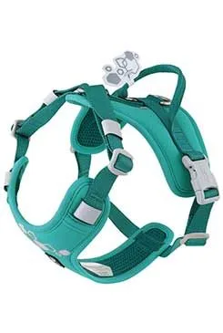 Postroj Hurtta Weekend Warrior Ii Eco Paví zeleň 40-50 cm