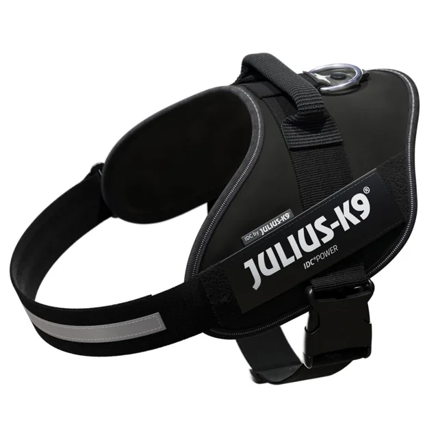 Postroj JULIUS-K9 IDC® Power černý - velikost Mini-Mini: obvod hrudi 40 - 53 cm