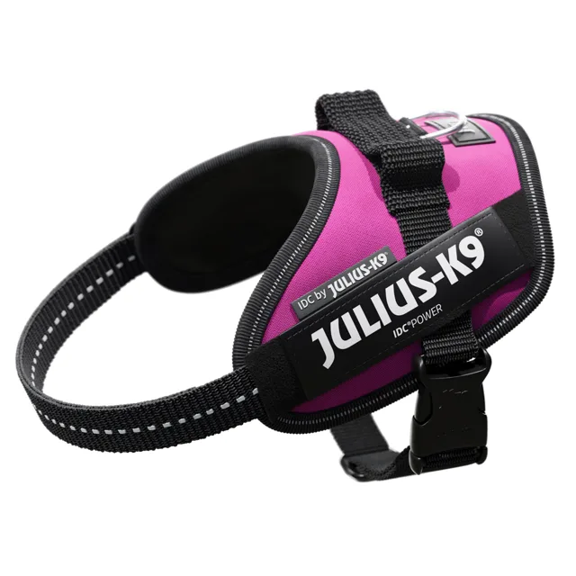 Postroj JULIUS-K9 IDC® Power růžový - vel. XS: obvod hrudníku 40 - 53 cm