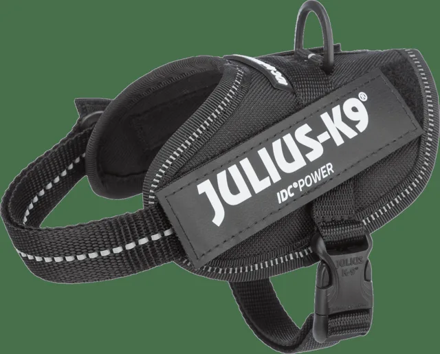 Postroj pro psy Trixie Julius-K9 IDC® černý 2XS/Baby 2 33–45 cm × 18 mm
