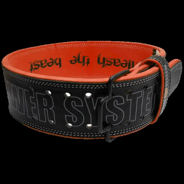 Power System Fitness opasek BEAST PS-3830 červený - M