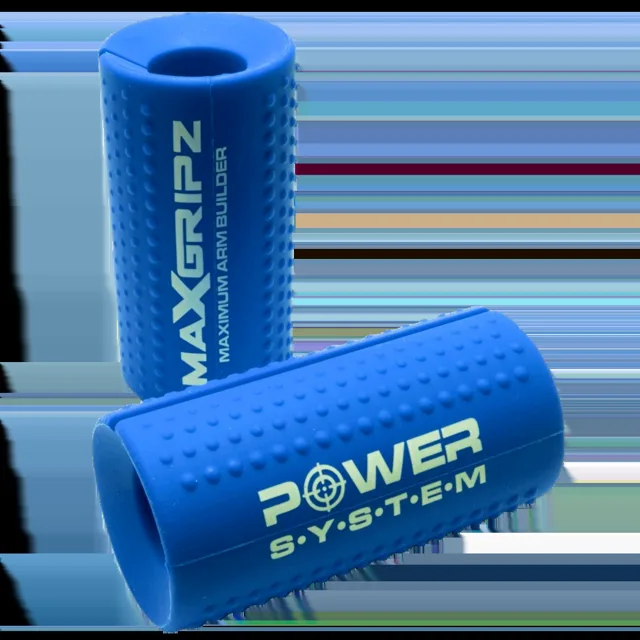 Power System Gripy na posilovací tyč MAX GRIPZ modré - M