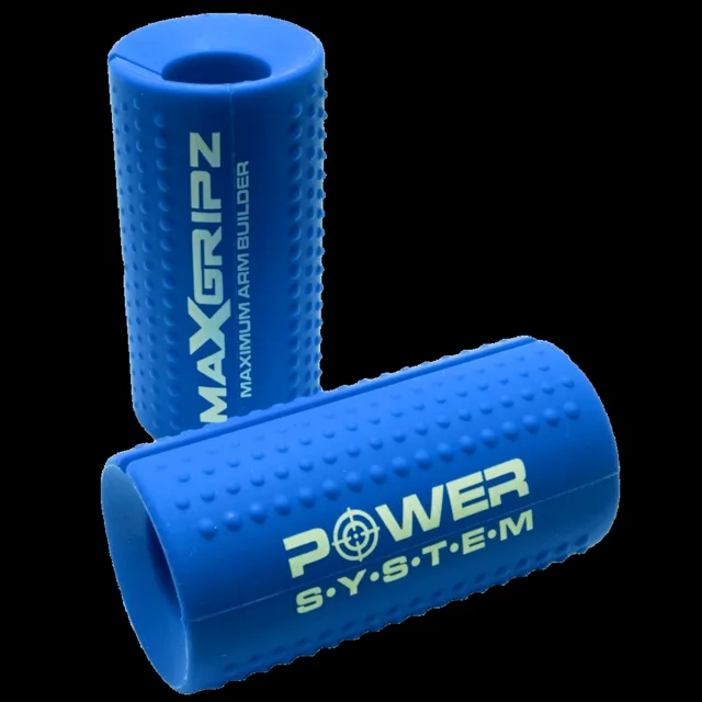 Power System Gripy na posilovací tyč MAX GRIPZ modré - XL