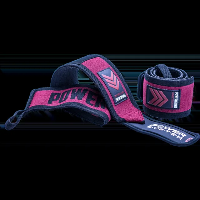 Power System Posilovací bandáže na zápěstí Wrist Wraps Extreme 3530 - červené