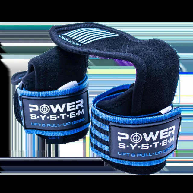 Power System Posilovací gripy Lift&Pull-Up Grips 3380 - modré