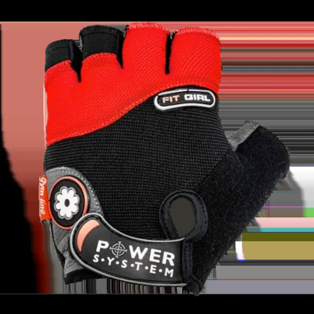 Power System Rukavice FIT GIRL PS-2900 červené - XS