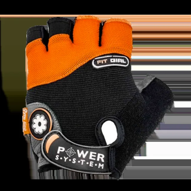 Power System Rukavice FIT GIRL PS-2900 oranžové - XS