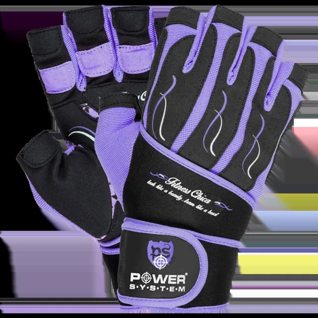 Power System Rukavice Fitness Chica fialové - XS