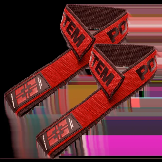 Power System Trhačky Lifting Straps Duplex 3401 - červené