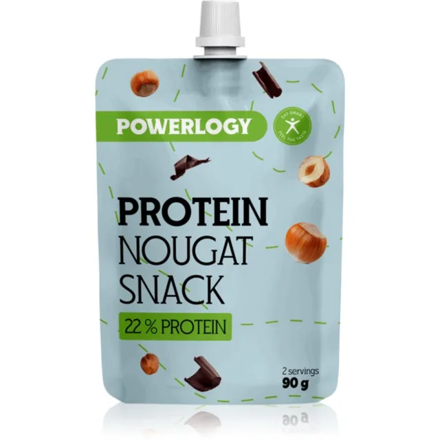 Powerlogy Protein Nougat Snack proteinový snack 90 g