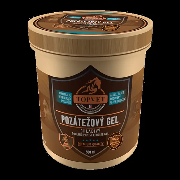 Pozátěžový gel pro koně – chladivý 500 ml – Green idea