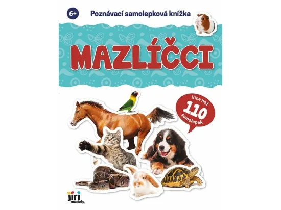 Poznávací samolepková knížka Mazlíčci