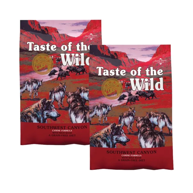 [POZOR: expirace do 13.12.2026] TASTE OF THE WILD Southwest Canyon 2x5,6 kg s divočákem