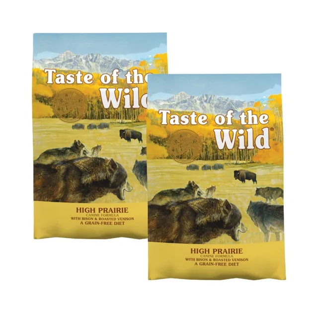[POZOR: expirace do 17.2.2027] TASTE OF THE WILD High Prairie 2x5,6 kg s bizonem a pečeným jelenem