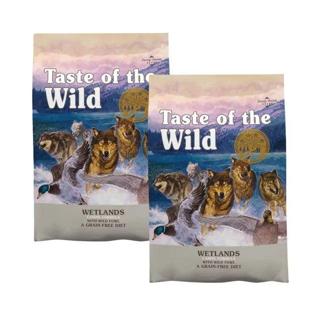 [POZOR: expirace do 26.12.2026] TASTE OF THE WILD Wetlands 2x5,6 kg s kachním, křepelčím, krůtím a kuřecím masem