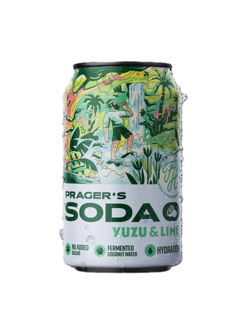 PRAGER'S Soda Yuzu & Lime 330 ml