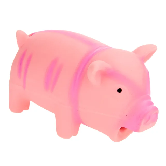 Prasátko z latexu se zvukem - cca 15 cm, růžové
