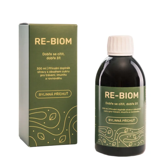 Precision Microbes RE-BIOM Postbiotika pro lidi 300 ml