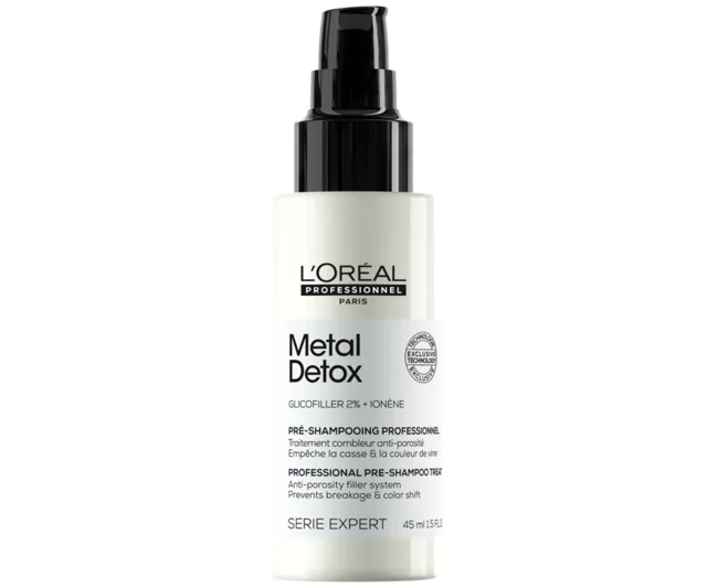 Předšamponová péče pro poškozené vlasy Loréal Professionnel Serie Expert Metal Detox - 45 ml - L’Oréal Professionnel + dárek zdarma