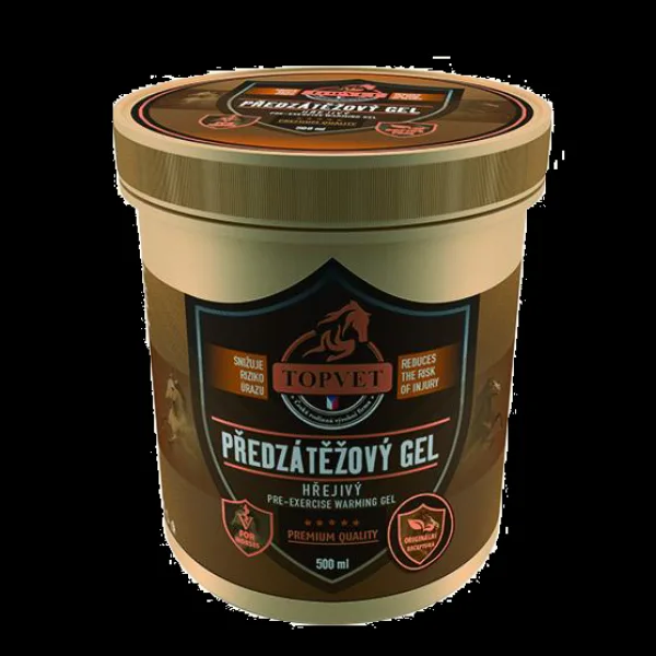 Předzátěžový hřejivý gel pro koně - 500 ml - Green idea