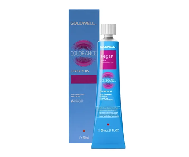 Přeliv na vlasy Goldwell Colorance Cover Plus 60 ml - 5N@BP světle hnědá perleťová + dárek zdarma