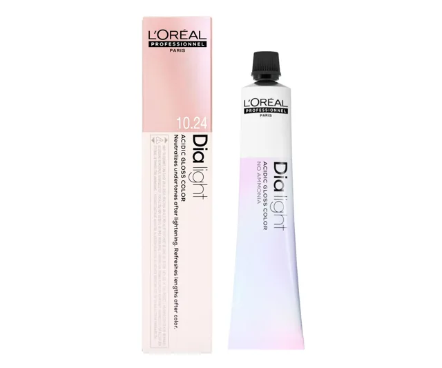Přeliv na vlasy Loréal Professionnel Dialight 50 ml - odstín 10.24 blond velmi velmi světlá duhová měděná - L’Oréal Professionnel + dárek zdarma