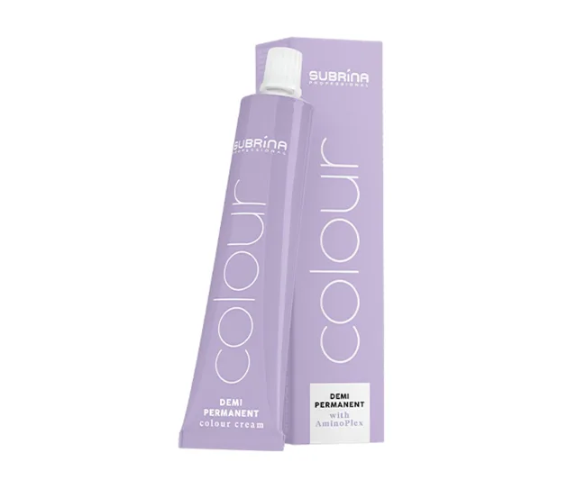 Přeliv na vlasy Subrina Professional Demi Permanent 60 ml - 7/71 středně blond - hnědo popelavá (060839) + dárek zdarma