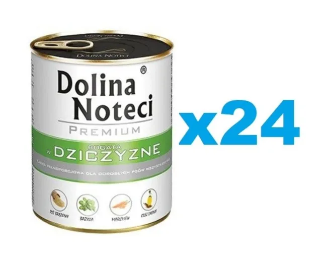 Prémiové krmivo s vysokým obsahem zvěřiny 24x800g