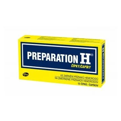 PREPARATION H 12 čípků