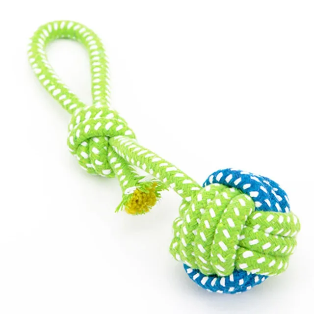 Přetahovadlo Reedog, bavlněné lano s míčem, 22 cm | P50284