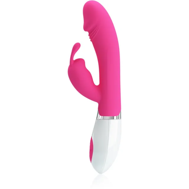 PRETTY LOVE Gene vibrátor se stimulátorem klitorisu 20.2 cm
