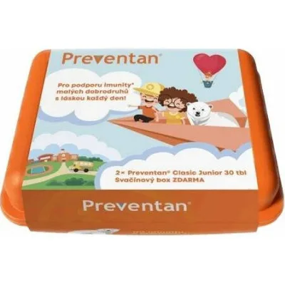 Preventan Clasic Junior 2 x 30 tablet + svačinový box 2025