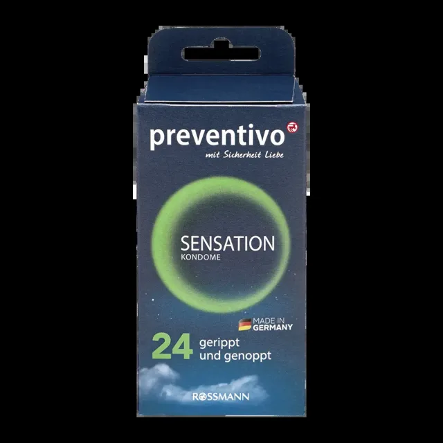 Preventivo Kondomy Sensation s vroubky 24 ks