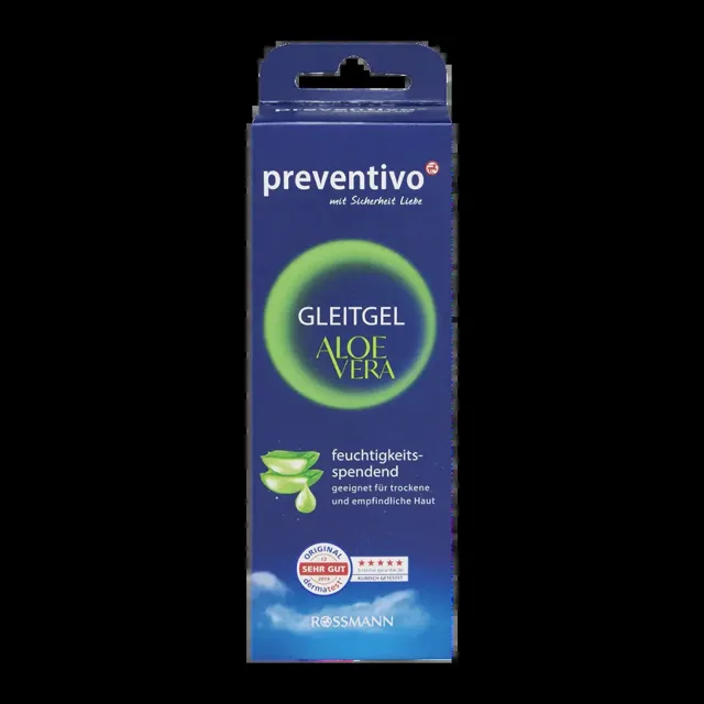 Preventivo Lubrikační gel s výtažky z Aloe Vera 100 ml