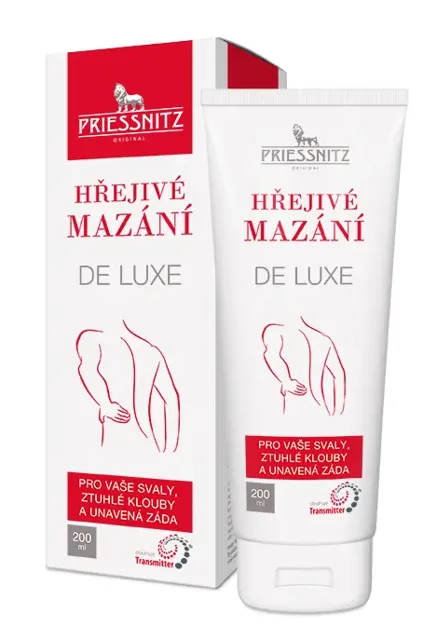 Priessnitz hřejivé mazání DeLuxe 200 ml
