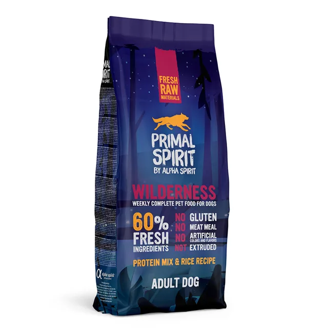 Primal Spirit 60% Wilderness Krmivo pro psy - 12 kg