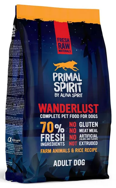 PRIMAL SPIRIT Dog 70% Wanderlust 1 kg