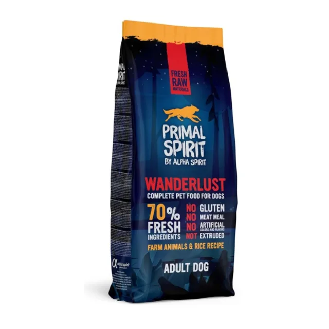 PRIMAL SPIRIT Dog 70% Wanderlust 12 kg