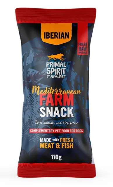 PRIMAL SPIRIT Dog Iberian Mediterranean Farm Snack 110 g