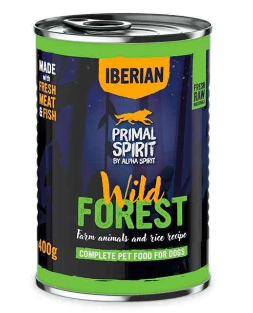 Primal Spirit Dog Iberian Wild Forest pro psy 400 g