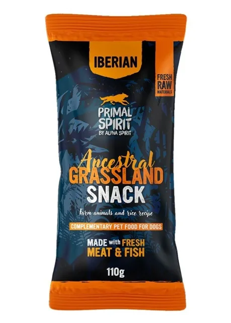 PRIMAL SPIRIT Pamlsek pro psa Iberian Ancestral Grassland 110 g